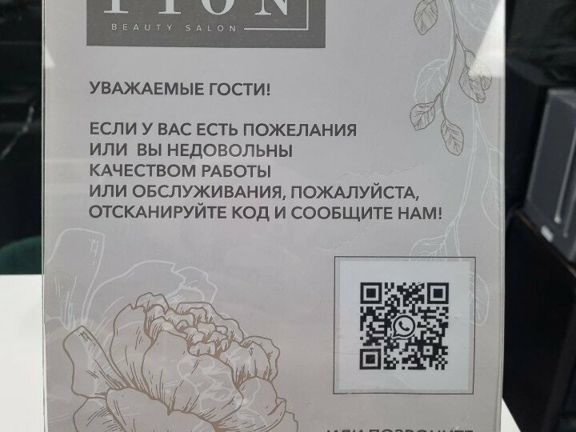 Pion, интерьер