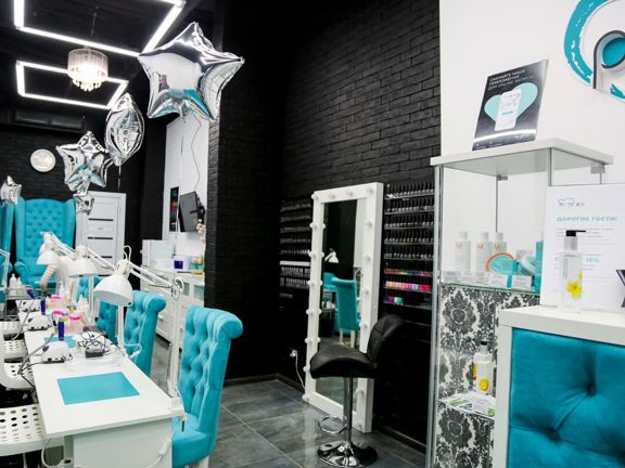 PR Nail Bar, интерьер