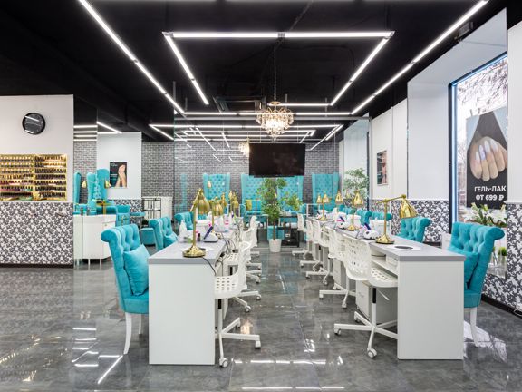 PR Nail Bar, интерьер