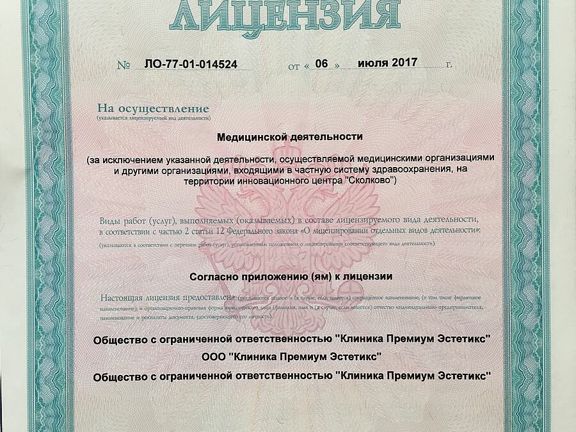 Premium Aesthetics, интерьер