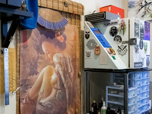 Pro tattoo, интерьер