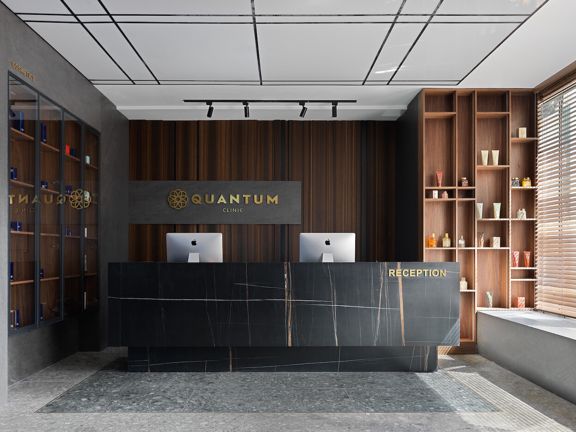 Quantum clinic, интерьер