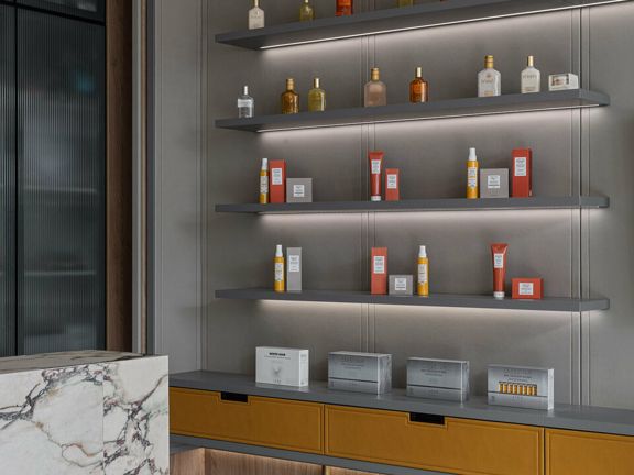 Quantum clinic, интерьер