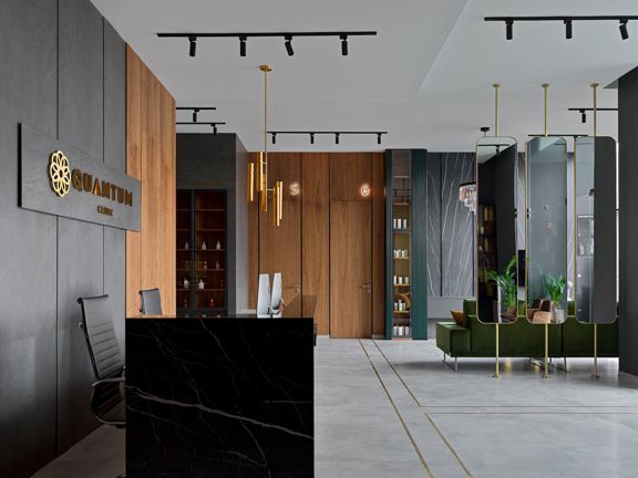 Quantum clinic, интерьер