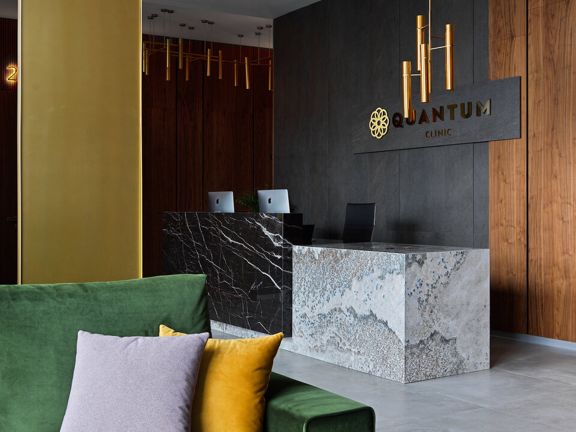 Quantum clinic, интерьер