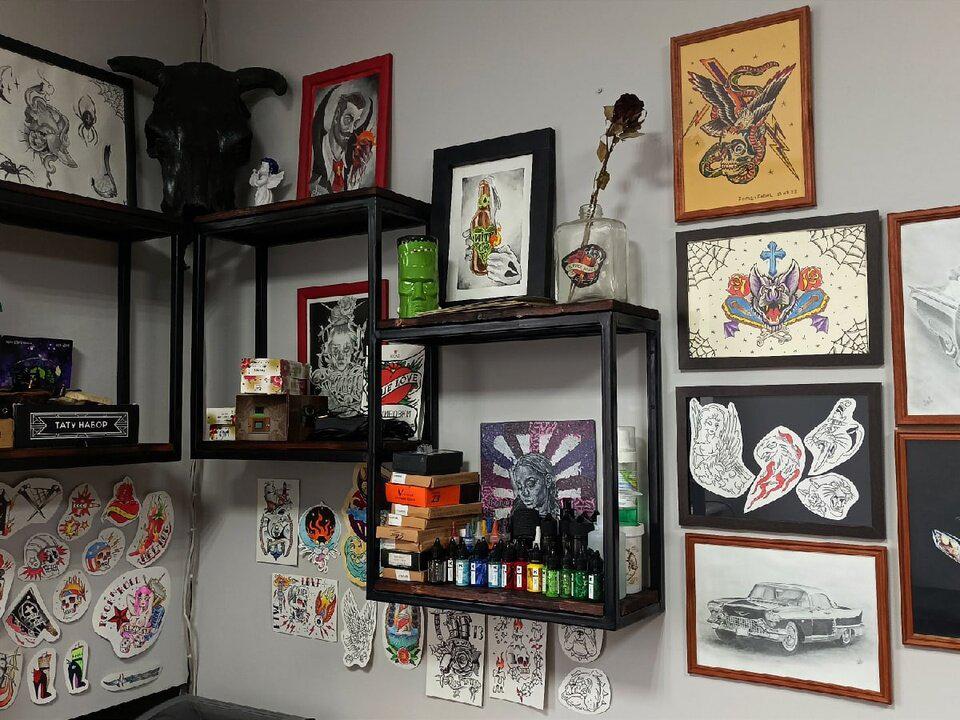 Rebel Tattoo, интерьер