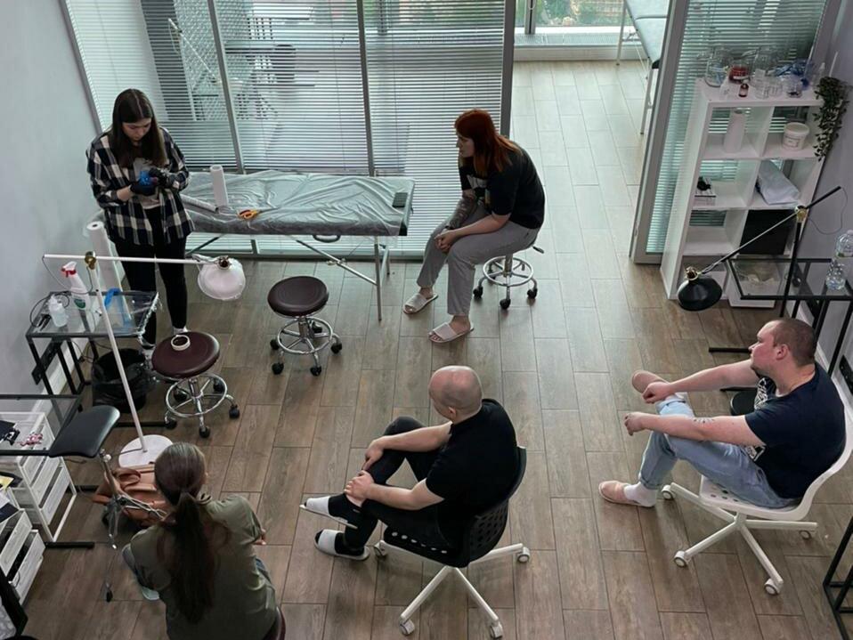 Relacso tattoo, интерьер