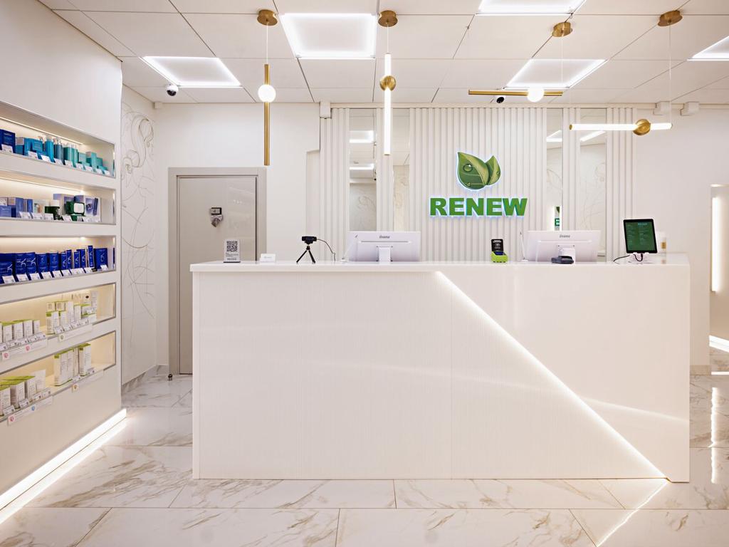 Renew, интерьер