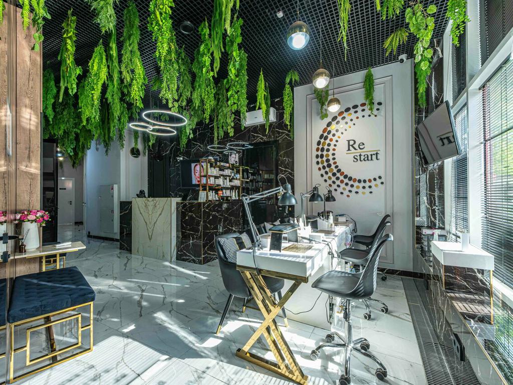 Рестарт, интерьер