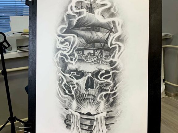 Rustam. Tattoo, интерьер