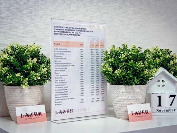 Samolet. Lazer, интерьер