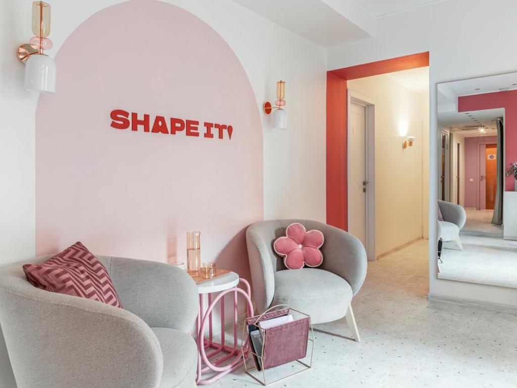 Shape it!, интерьер