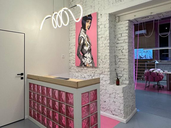 Shibuya Nails, интерьер