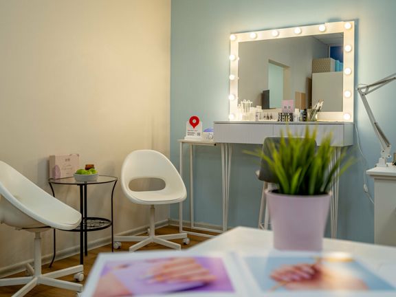 Sky Nails, интерьер