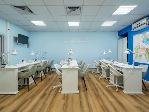 Sky Nails, интерьер