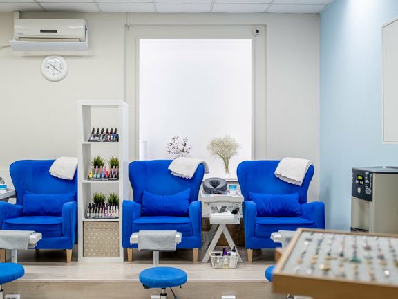 Sky Nails, интерьер