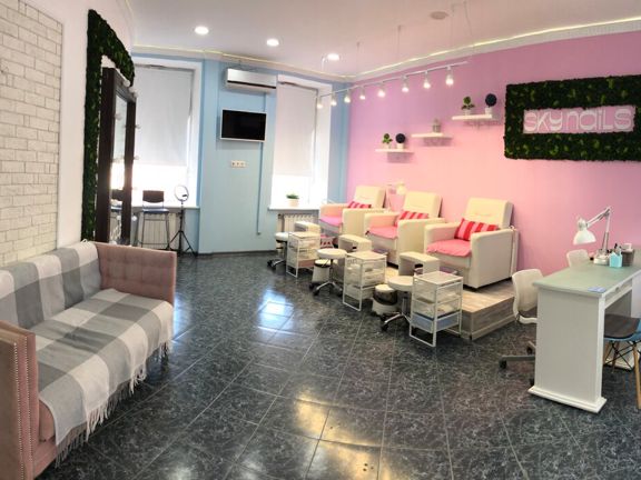 Skynails, интерьер