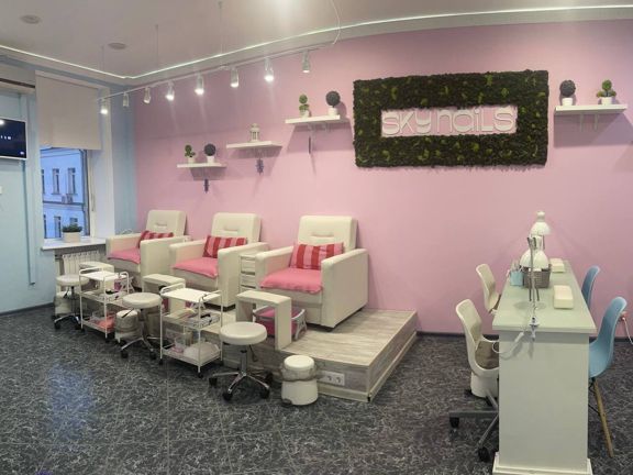 Skynails, интерьер