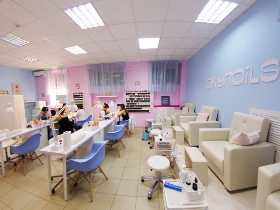 Skynails, интерьер