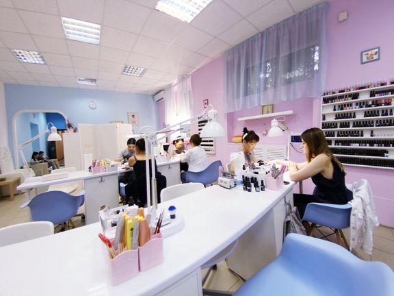 Skynails, интерьер