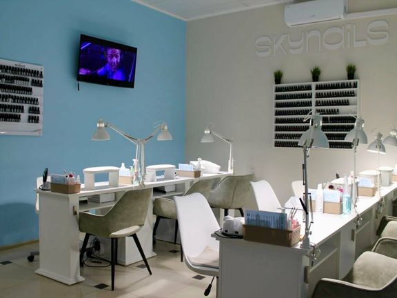 Skynails, интерьер