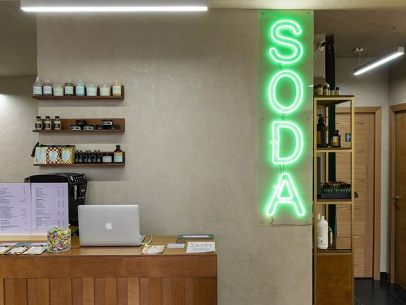Soda, интерьер