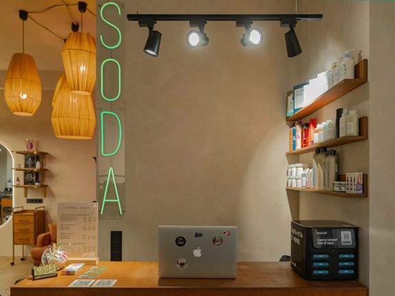 Soda, интерьер