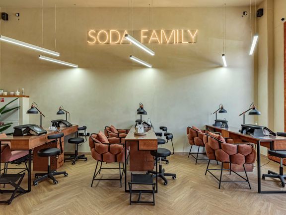 Soda, интерьер