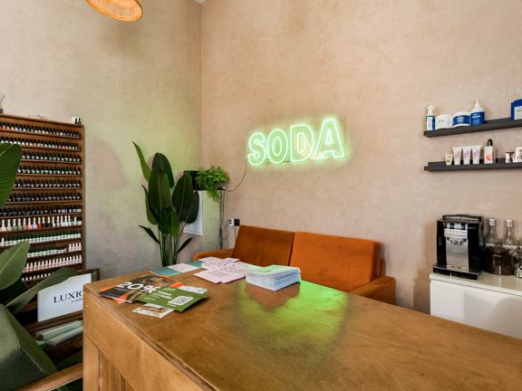 Soda, интерьер