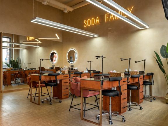 Soda, интерьер