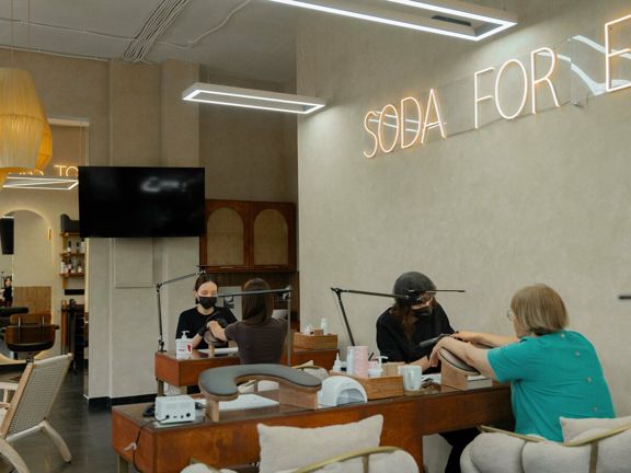 Soda, интерьер