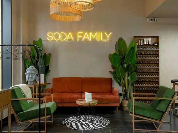 Soda, интерьер