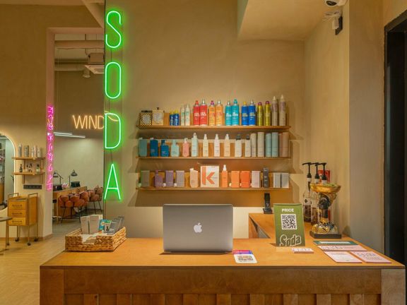 Soda, интерьер