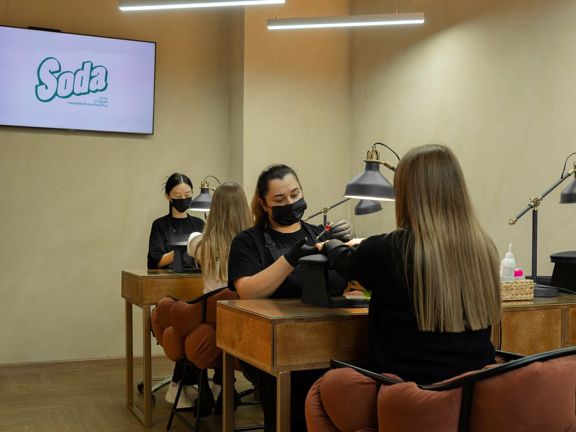 Soda, интерьер