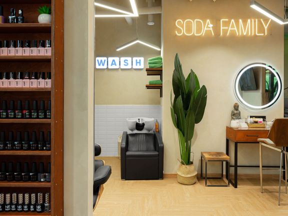 Soda, интерьер