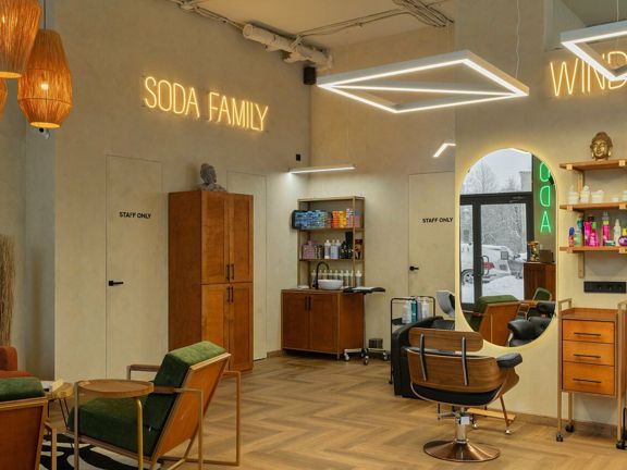 Soda, интерьер