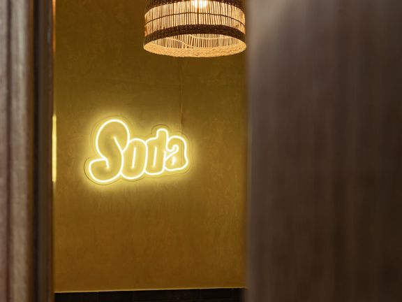 Soda, интерьер