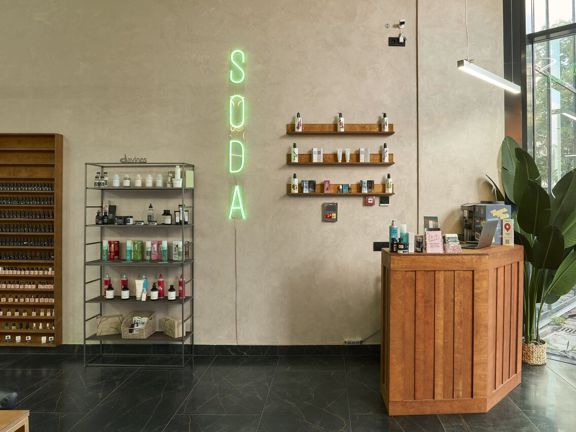 Soda, интерьер