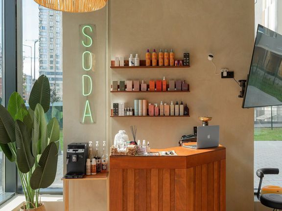 Soda, интерьер