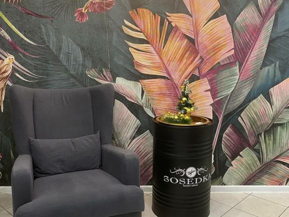 Sosedka, интерьер