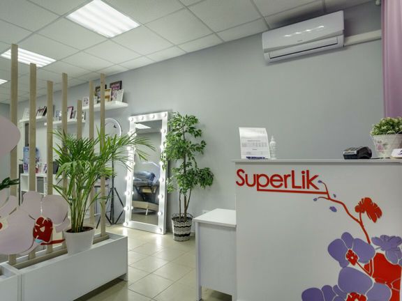 Студия наращивания ресниц и оформления бровей SuperLik, интерьер