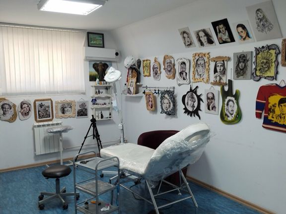 Студия татуировки Сергея Елисеева, интерьер