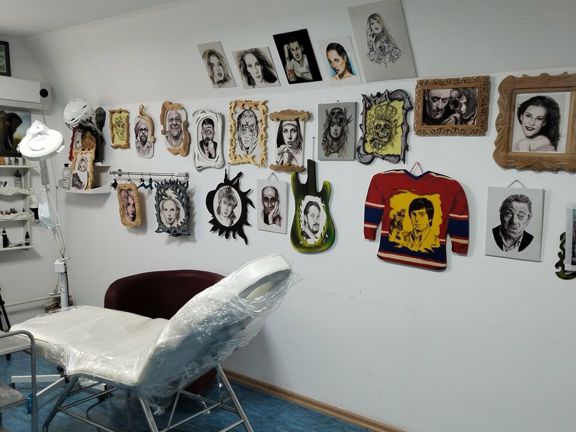 Студия татуировки Сергея Елисеева, интерьер