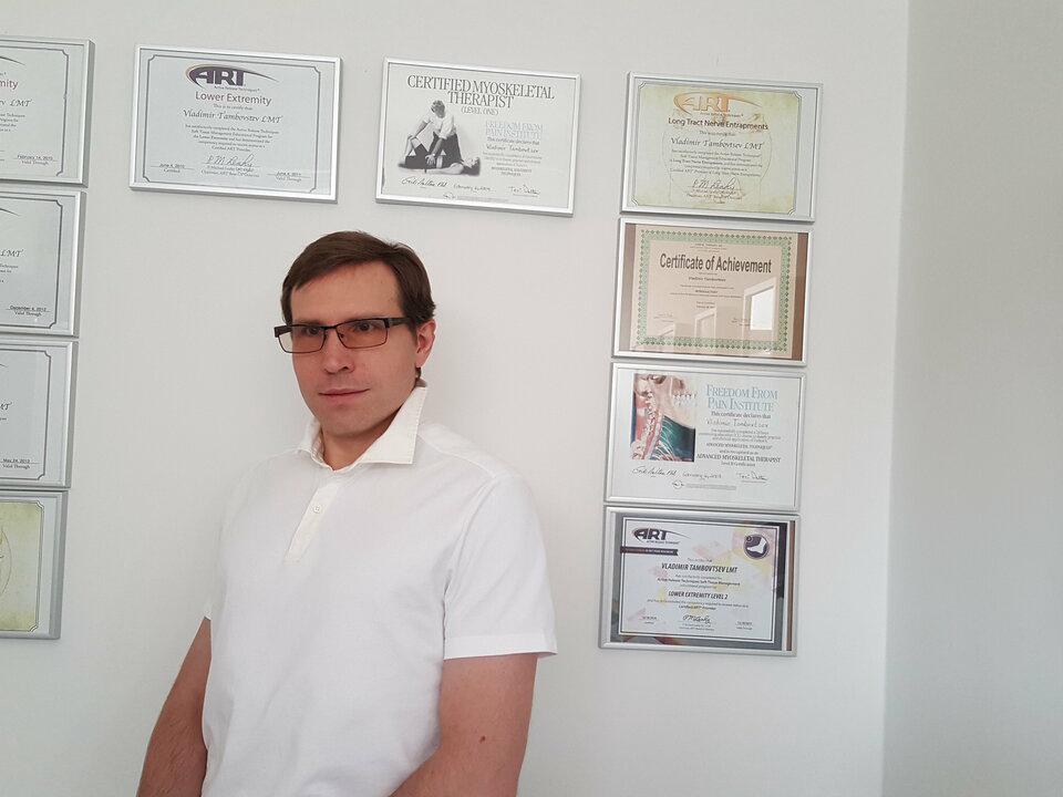 Свобода от боли, интерьер