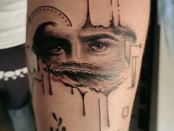Tattoo art studio, интерьер
