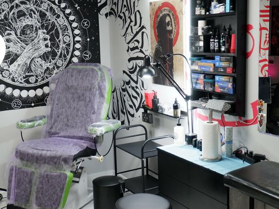 Tattoo Globus, интерьер
