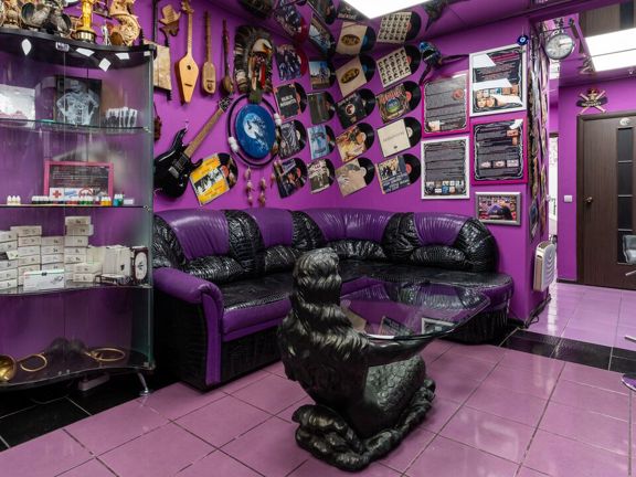 Tattoo салон Violet Shark, интерьер
