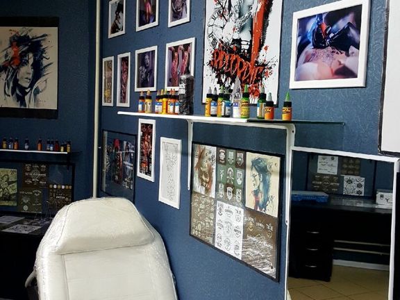 Tattoo Studio, интерьер