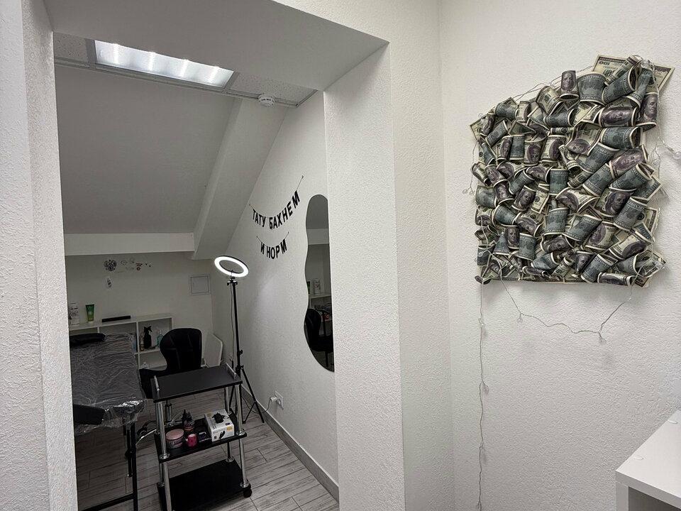 Тату студия, интерьер