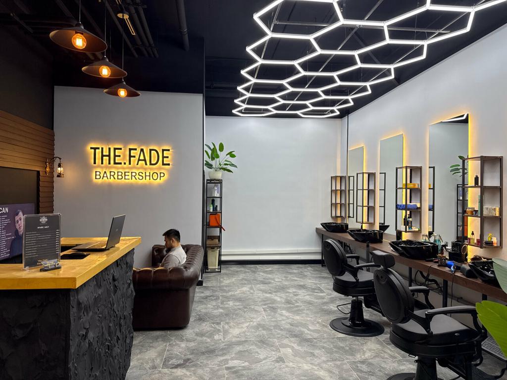 The fade barber, интерьер